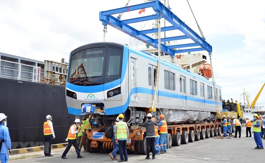 Toàn bộ 17 đoàn tàu tuyến metro Bến Thành – Suối Tiên được nhập về Việt Nam