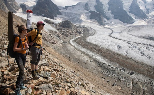 Sông băng trên dãy Alps đang dần biến mất