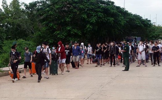 Kiên Giang: Tiếp nhận thêm công dân Việt Nam trở về từ Campuchia