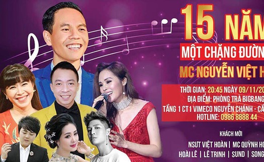 'Thánh giả giọng' MC Việt Hồ làm minishow hát bolero