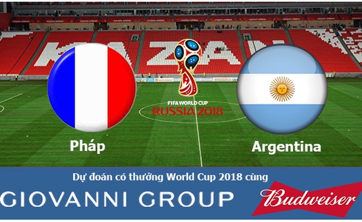 Dự đoán và tỉ lệ trận Pháp vs Argentina (21h00, 30/06)