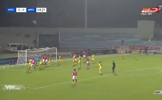 Video bàn thắng Hà Tĩnh 1-0 Hải Phòng: Chiến thắng đầu tiên