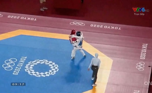 Võ sĩ Kim Tuyền vào tứ kết hạng 49kg nữ taekwondo