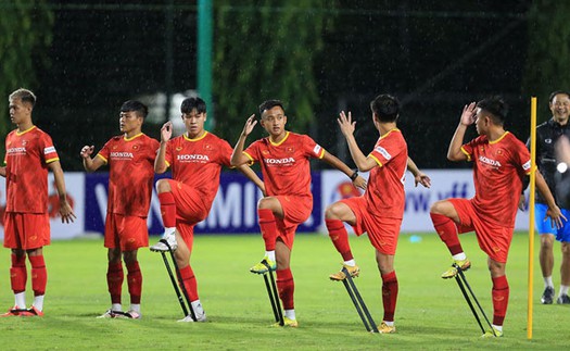 U22 Việt Nam hứng khởi tập luyện
