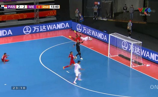 Bàn thắng đẳng cấp của Văn Hiếu mang về chiến thắng 'vàng' cho Futsal Việt Nam