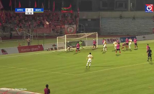 Video bàn thắng Hà Tĩnh 1-3 Bình Định, V League vòng 4