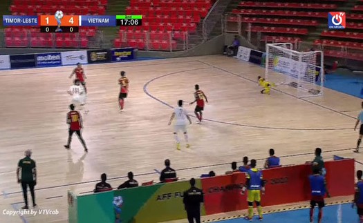 Video bàn thắng Futsal Việt Nam 7-1 Timor Leste