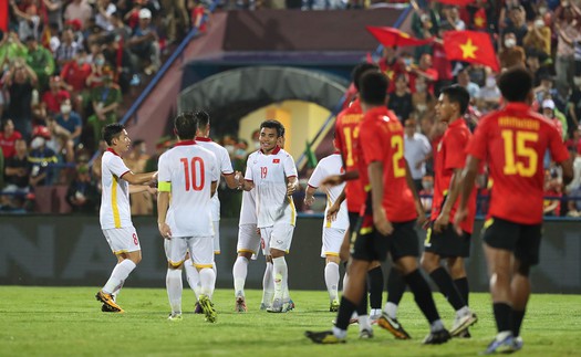 Video U23 Việt Nam 2-0 U23 Timor Leste. Kết quả bóng đá SEA Games 31