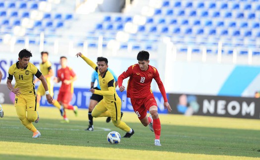 VIDEO: Nhâm Mạnh Dũng giúp U23 Việt Nam mở tỷ số vào lưới U23 Malaysia