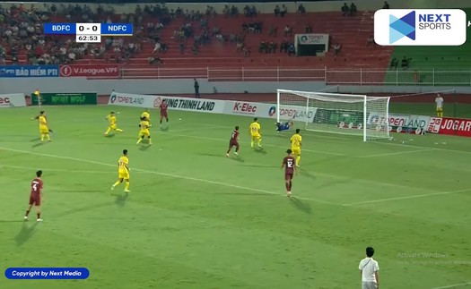 Video bàn thắng Bình Định 2-1 Nam Định: Thẳng tiến TOP 3