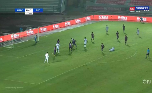 Video bàn thắng Hải Phòng 2-1 Bình Dương: Rimario hóa 'người hùng' giúp Hải Phòng chiến thắng