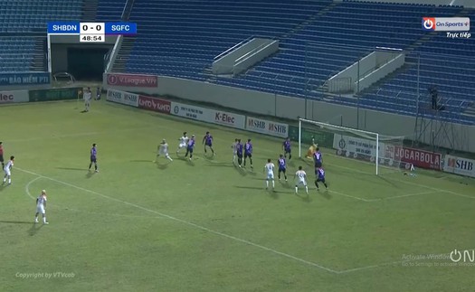 Video bàn thắng Đà Nẵng 1-0 Sài Gòn: SHB Đà Nẵng trụ hạng