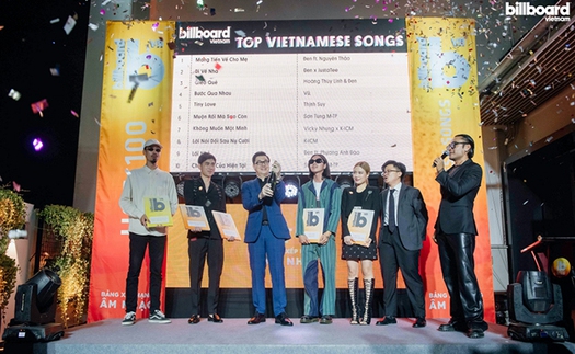 Đen Vâu áp đảo Billboard Vienam Top Vietnamese Songs