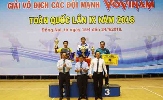 Những cuộc lật đổ ngoạn mục ở giải Vovinam toàn quốc 2018