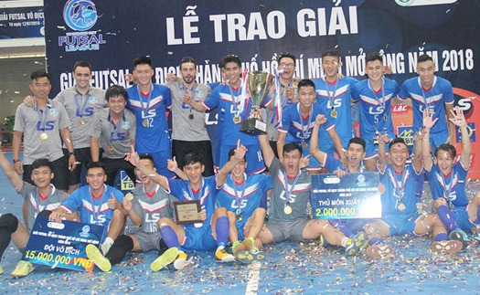 Thái Sơn Nam Quận 8 vô địch giải futsal TP.HCM 2018