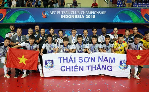 Thái Sơn Nam thất bại, futsal Việt Nam vẫn xác lập kỳ tích mới