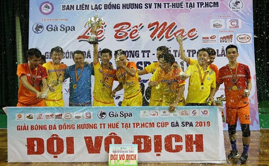 Nhà thi đấu Lãnh Binh Thăng 'chấn động' bởi cầu thủ Huế