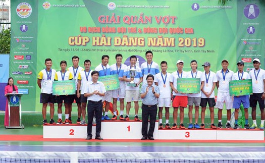 Hải Đăng Tây Ninh, Hưng Thịnh TP.HCM vô địch quần vợt quốc gia