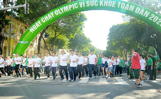 TP.HCM rộn ràng với Ngày chạy Olympic Vì sức khoẻ toàn dân