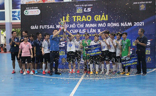 Thái Sơn Nam Quận 8 vô địch giải futsal TP.HCM mở rộng