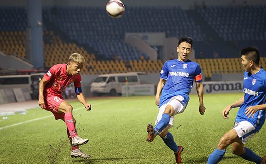 Sài Gòn FC rơi xuống cuối bảng xếp hạng V-League