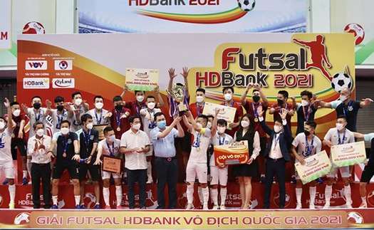 Thái Sơn Nam đăng quang lần thứ 11 tại giải futsal VĐQG