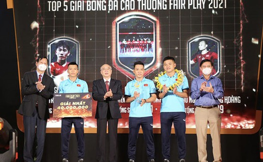 Đội tuyển futsal Việt Nam được tôn vinh Fair Play