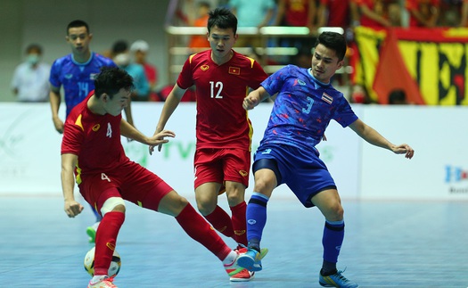 Futsal Việt Nam thua Thái Lan vì thiếu tự tin