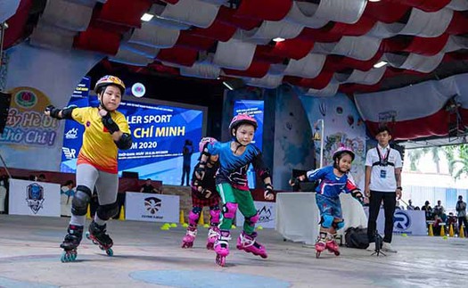 300 VĐV tranh tài ở Giải vô địch trẻ Roller Sports toàn quốc