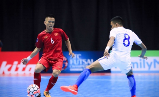 Futsal Việt Nam về hạng 5 giải giao hữu ở Thái Lan