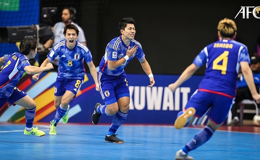 Futsal Việt Nam tiếc nuối bị Nhật Bản vượt qua