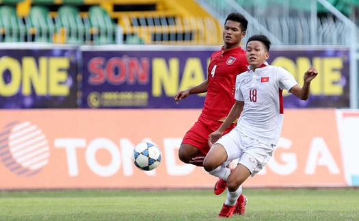 U19 Việt Nam hòa thất vọng U19 Myanmar