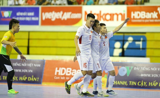 Tránh được Thái Lan, futsal Việt Nam thẳng tiến đến VCK châu Á