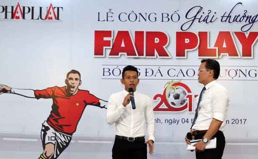 Anh Khoa rớt nước mắt trong ngày phát động giải Fair Play 2017