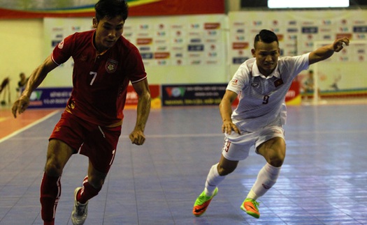 Chơi vô hồn, futsal Việt Nam không giành nổi tấm HCĐ giải Đông Nam Á 2017