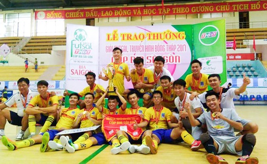 Khí Cà Mau vô địch giải Futsal Truyền hình Đồng Tháp 2017