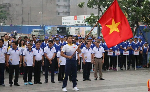 5000 người tham gia đi bộ cổ vũ đoàn Thể thao Việt Nam dự SEA Games 29