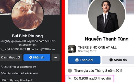 Hàng loạt Facebook sao Việt đồng loạt giảm follow trong sáng nay