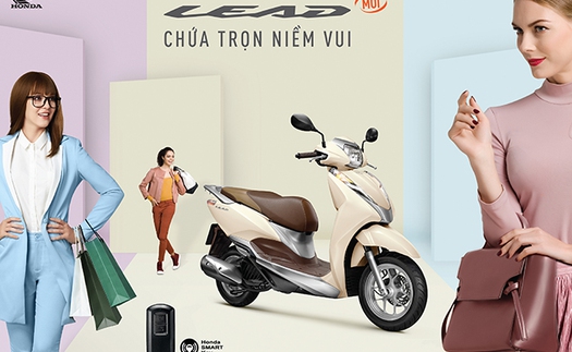 Honda Việt Nam công bố giá phiên bản LEAD 125cc hoàn toàn mới