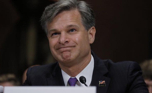 Luật sư 50 tuổi Christopher Wray chính thức trở thành Tân Giám đốc FBI