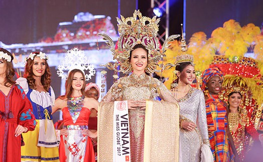 Khánh Ngân bất ngờ đăng quang Hoa hậu Hoàn cầu 2017