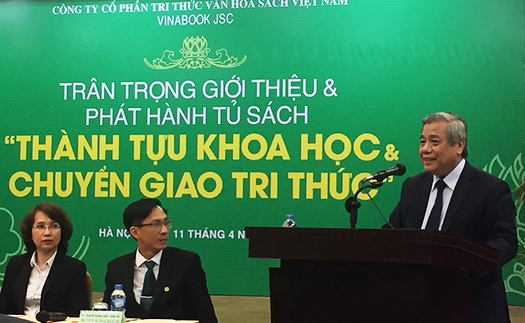 Phát hành tủ sách ‘Thành tựu khoa học và Chuyển giao tri thức’