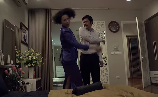 Xem ‘Tình khúc Bạch Dương’ tập 26: Quang tát Quyên như trời giáng vì đã xúc phạm Vân