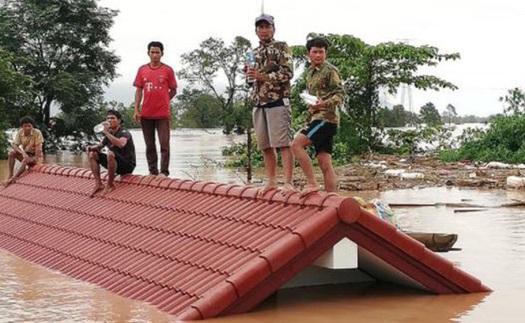 Tìm thấy thi thể các nạn nhân mất tích trong vụ vỡ đập thủy điện ở Lào