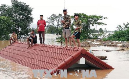 Vụ vỡ đập thủy điện ở Lào: Người dân hạ lưu nhận thông báo sơ tán trước khi xảy ra sự cố