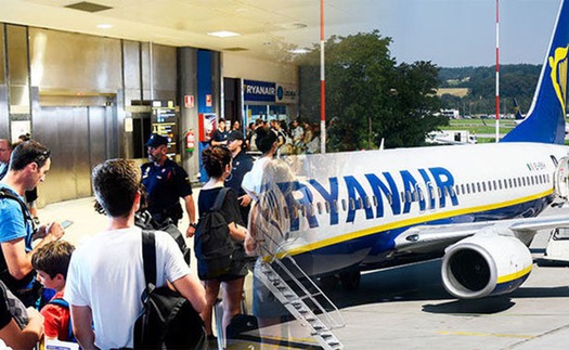 Ryanair hủy hàng trăm chuyến bay do đình công tại Đức