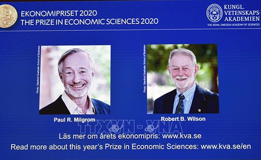 Nobel 2020: Nghiên cứu về thuyết đấu giá đoạt giải Nobel Kinh tế mang lại lợi ích xã hội to lớn