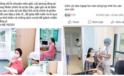 'Á hậu được người anh cho tiêm vắc xin Covid-19': Hà Nội yêu cầu Sở Y tế giải trình