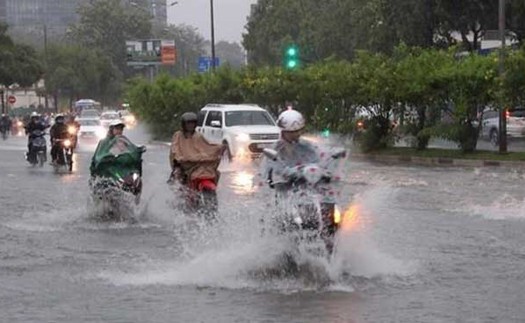 Thời tiết ngày 18/7: Nam Trung Bộ, Tây Nguyên và Nam Bộ tiếp tục có mưa dông