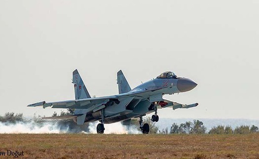 Máy bay chiến đấu Su-35S của Nga gặp nạn